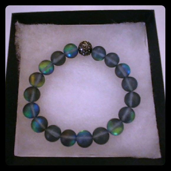Jewelry - Charcoal Gray Moonstone Bracelet